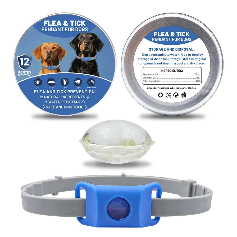 FurNaturals™ — All Natural Flea & Tick Pendant for Dogs (12 Month Protection)