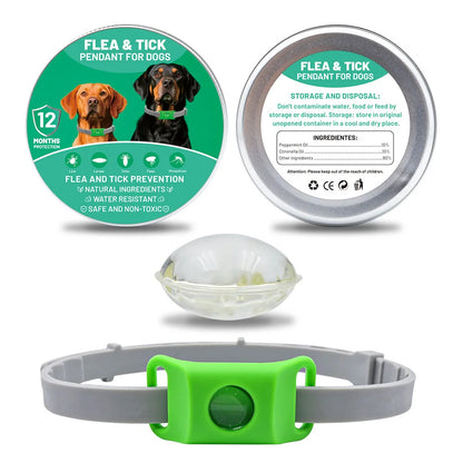 FurNaturals™ — All Natural Flea & Tick Pendant for Dogs (12 Month Protection)